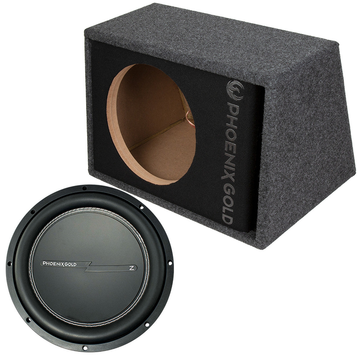Phoenix Gold Dual 12 Inch Subwoofer Enclosure Phoenix Gold Car