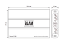 BLAM EXPRESS EX400 - 4 Channel Amplifier