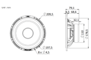 BLAM LIVE L200P - Power 8" 2-Way Component Speaker Set
