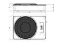 BLAM RELAX MSA 20 - Extra-Slim Active Underseat Subwoofer