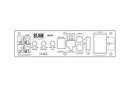 BLAM RELAX MSA 25 P - Extra-Slim Underseat Subwoofer With Integrated Amplifier