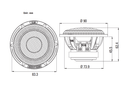 BLAM RELAX R80DB - 3" Midrange Speaker