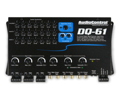 AudioControl DQ-61 - 6 Channel Line Out Converter with Signal Delay and EQ