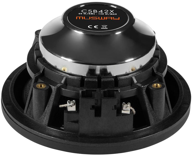 MUSWAY CSB42X - 4" 2-Way Coaxial Speakers For Mercedes E/F/G Models