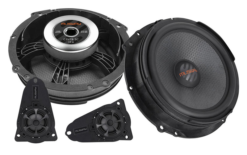 MUSWAY CSVT8.2C - 8" 2-Way Component Set For VW T5/T6