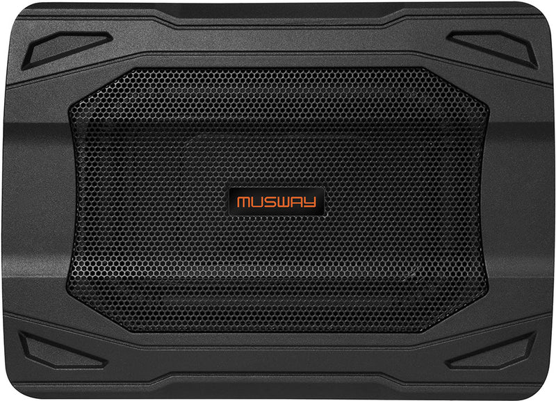 Musway SUB1 - Active Subwoofer System In Flat Design (UNDERSEAT) With 6 x 8“ Subwoofer