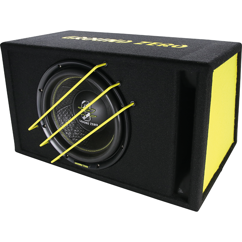 GZRB 30SPL - Radioactive 12″ Vented SPL Subwoofer Loaded Enclosure