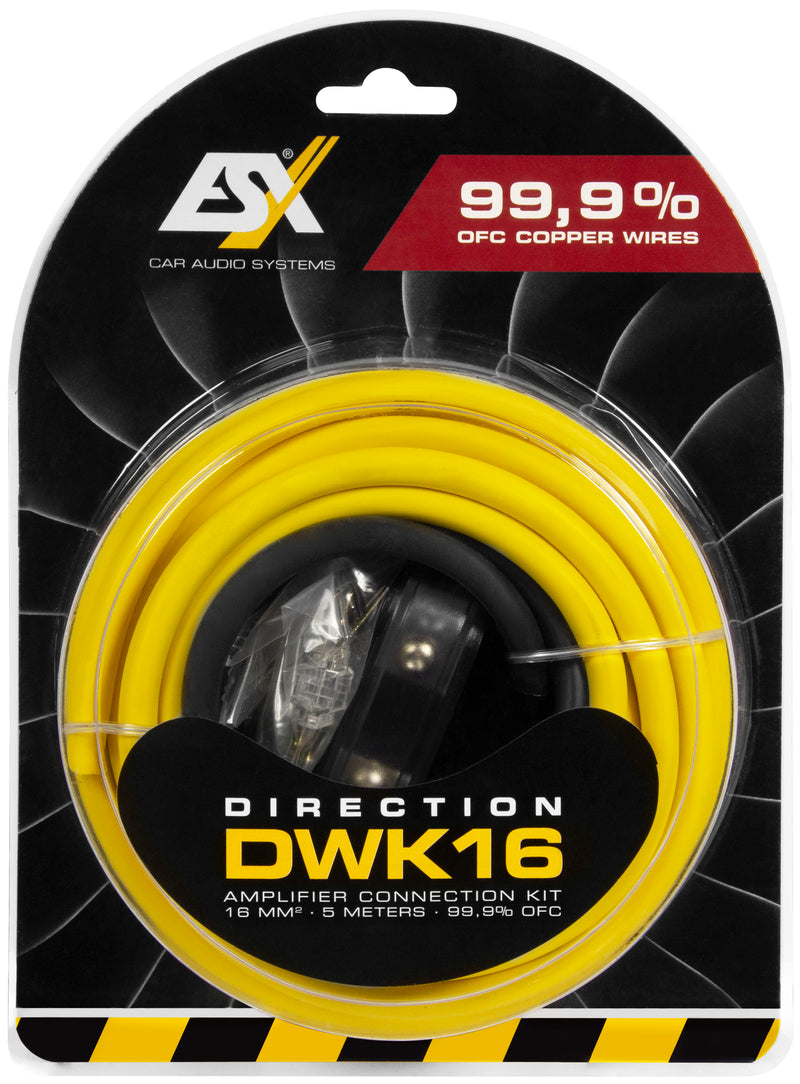 ESX DWK16 - 16mm2 Amplifier Installation Kit