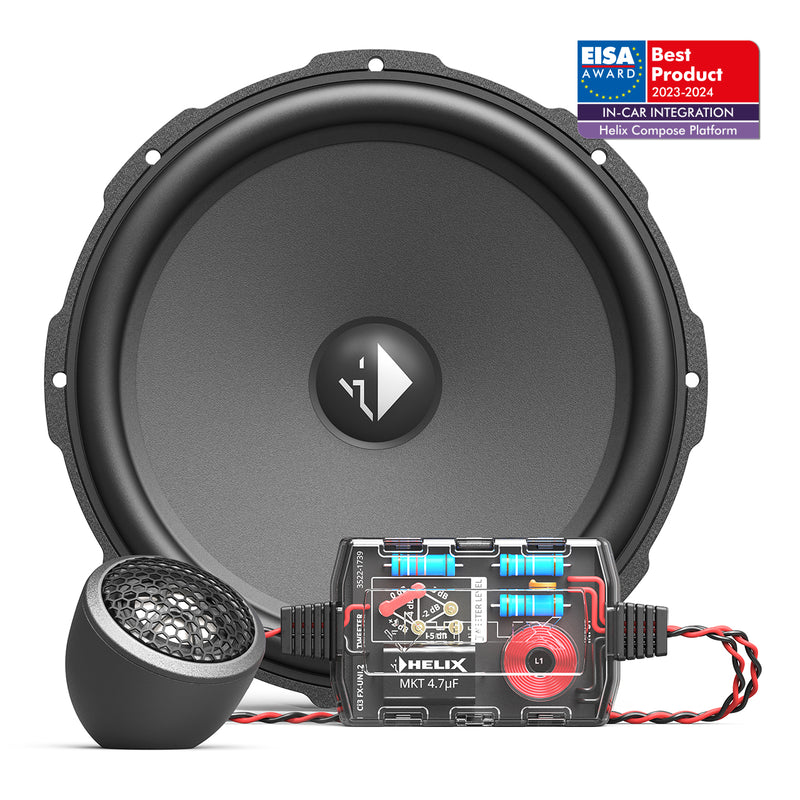 Helix Compose Ci3 K200.2FM-S3 - 8" 3 Ohm Component Set With Grills