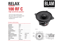 BLAM RELAX 100RFC - 4" 2 Way Coaxial Speakers (PAIR)