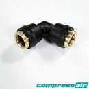 CompressAir CA21857 - Union Elbow 3/8” - 3/8” (Sold Individually)