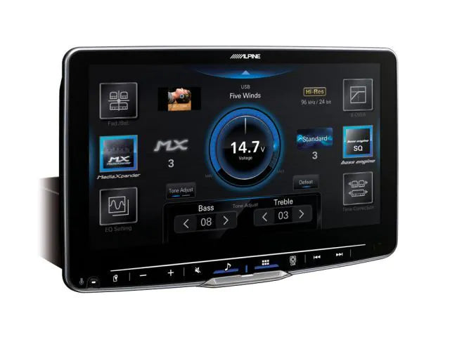 Alpine ILX-F905D - Wireless Carplay, 9" Floating Screen, DAB, Wired Android Auto, Bluetooth