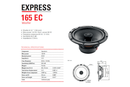 BLAM EXPRESS BL-165EC - 6.5"  Coaxial Speakers (PAIR)