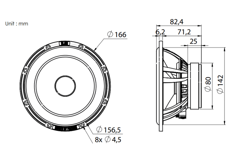 BLAM LIVE 165 LSQ ORIGINAL -  6.5" 2-Way Component Speaker System