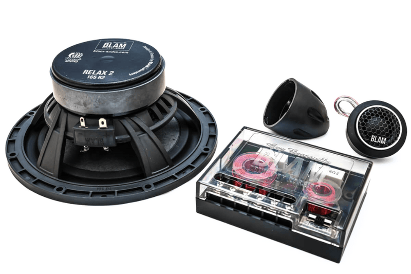BLAM RELAX 165RX 165mm (6.5") Hi-efficiency 2-ohm component car audio speakers