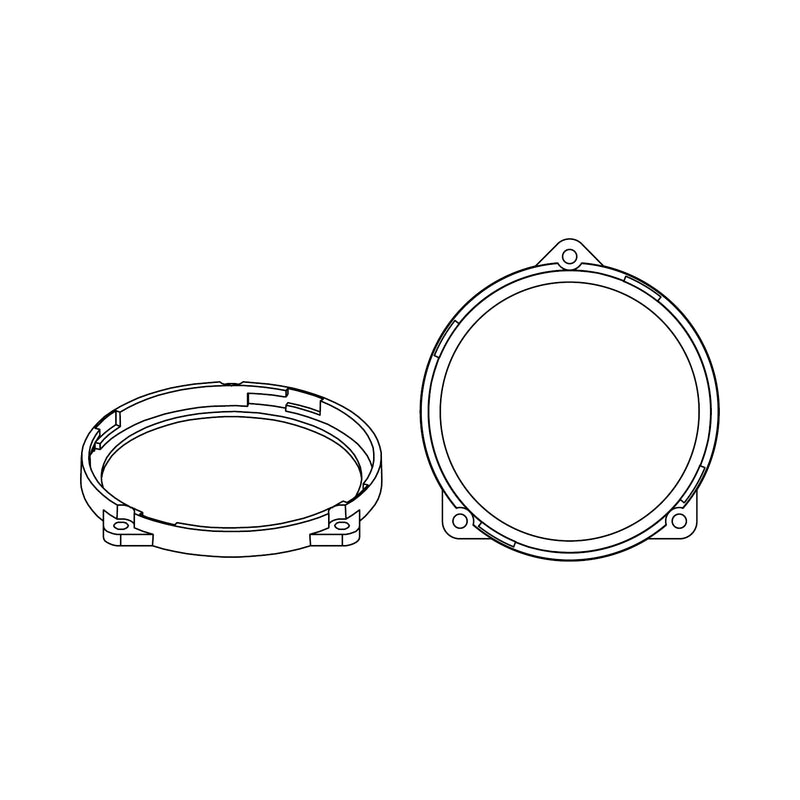 Helix Compose CFMK100 JLR.1 - 4"-100mm Jaguar/Land Rover Speaker Adapter Rings