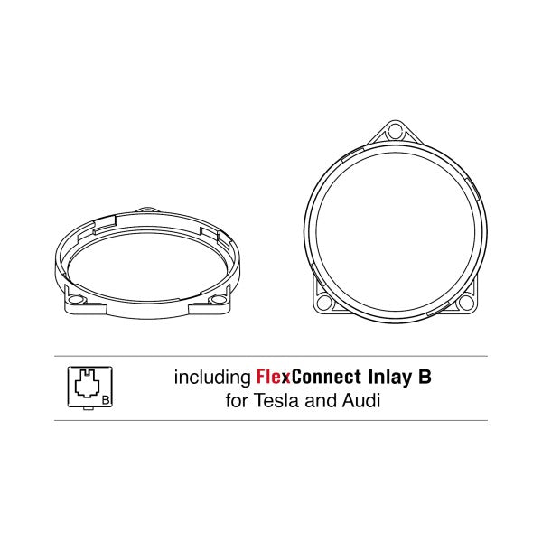 Helix Compose CFMK100 TES.1 - 4"-100mm Tesla Speaker Adapter Rings