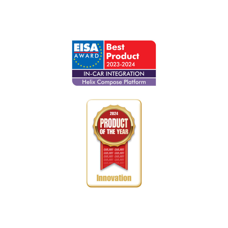 Helix Compose i5 (dual 2 ohm coil) BMW Underseat Woofer upgrade 8 Inch FlexMount Subwoofers 200w