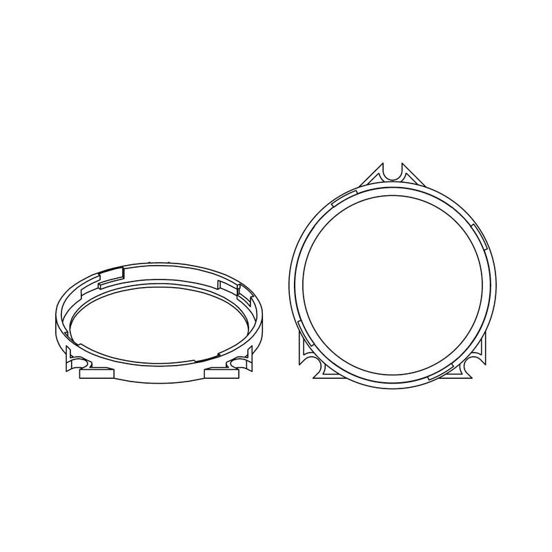 Helix Compose CFMK100 VOL.1 - 4"-100mm Jaguar/Land Rover Speaker Adapter Rings