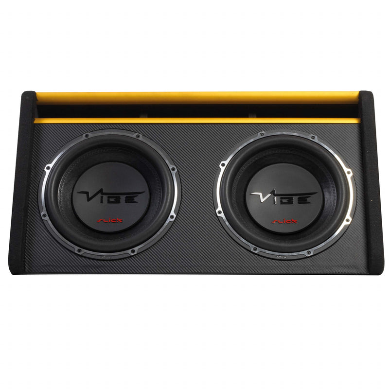 VIBE SLICKMIT12T-V3 – 12" Twin Passive Subwoofer Enclosure