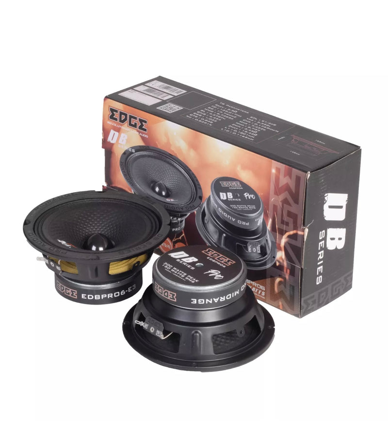 EDGE EDBPRO6-E3. (NEW 2024 MODEL) MIDRANGE SPEAKER (PAIR)