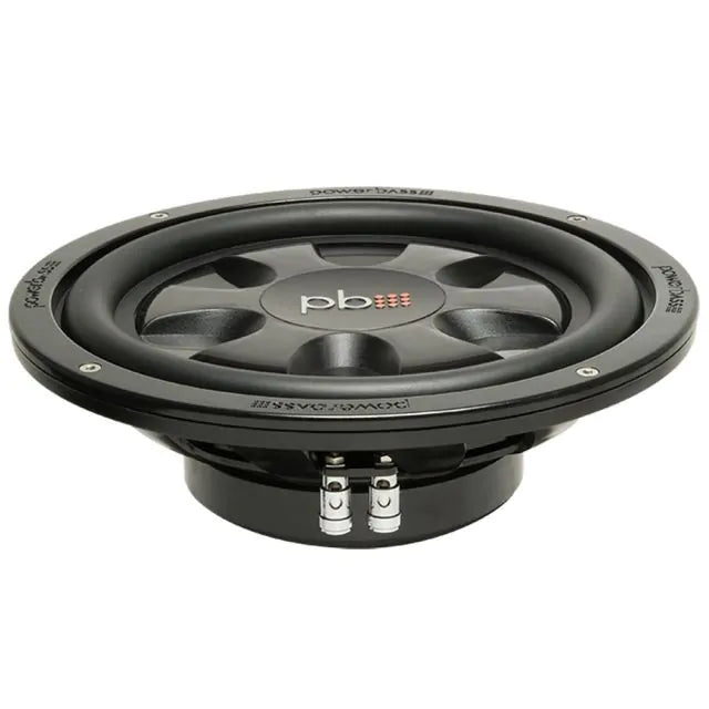 Powerbass S-10T  - 10" Single 4-Ohm Shallow Mount Subwoofer