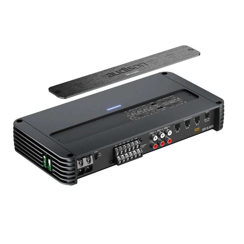 Audison SR 6.600 Amp 6 Channel High Power Bridgeable Speaker Amplifier 1120w RMS