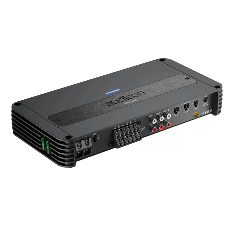 Audison SR 6.600 Amp 6 Channel High Power Bridgeable Speaker Amplifier 1120w RMS