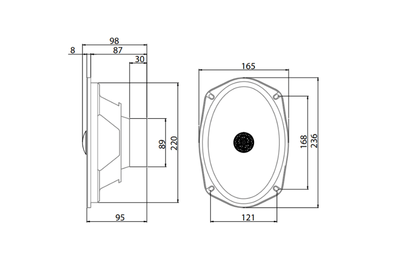 BLAM RELAX 690RC - 6" x 9" 2 Way Coaxial Seakers