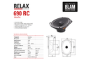 BLAM RELAX 690RC - 6" x 9" 2 Way Coaxial Seakers