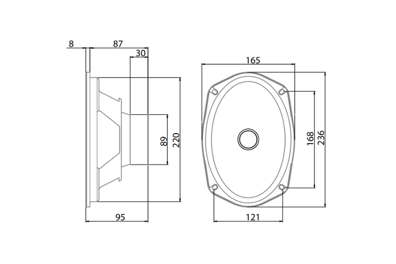 BLAM RELAX BL-690RS - 6"X9" 2-Way Component Speakers (PAIR)