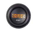 EDGE AUDIO 15" subwoofer with a sleek design and robust cone, ideal for deep bass in car audio systems.