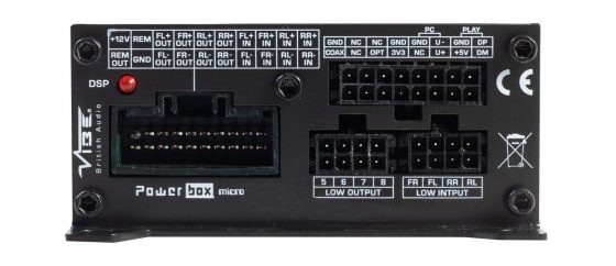 VIBE POWERBOX65.4-8MDSP-V3 - 4 Channel Amplifier With 8 Channel DSP