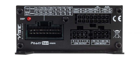 VIBE POWERBOX65.4-8DSP-V3 - 4 Channel Amplifier With 8 Channel DSP