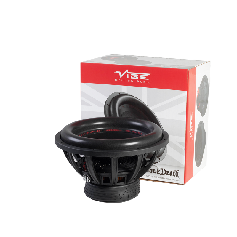 VIBE BLACKDEATH15D4-V3 - 15" Dual 4 Ohm Subwoofer