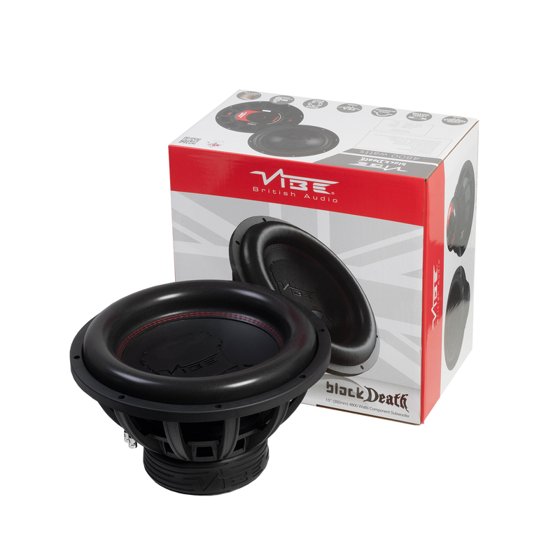 VIBE BLACKDEATH15D2-V3 - 15" Dual 2 Ohm Subwoofer