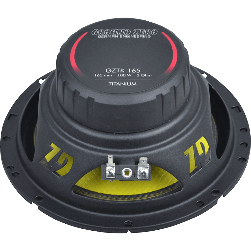 GZTC 165.3X-II - Titanium 6.5" 3 Way Component Speaker System