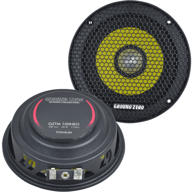GZTC 165.3X-II - Titanium 6.5" 3 Way Component Speaker System
