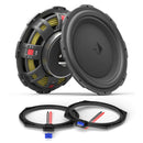 Helix Compose i5 (dual 2 ohm coil) BMW Underseat Woofer upgrade 8 Inch FlexMount Subwoofers 200w