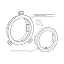 CFMK25 VW.1 - 0.75”/20mm Volkswagen, Skoda & Seat Tweeter Adapter Rings
