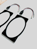 Mk3 & mk4 CADDY Life 4x6” rear speaker adapters and plugs