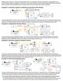 WAVTECH IRAD IGNITION REMOTE GENERATOR DELAY SOLENOID CONTROL STOP START RELAY