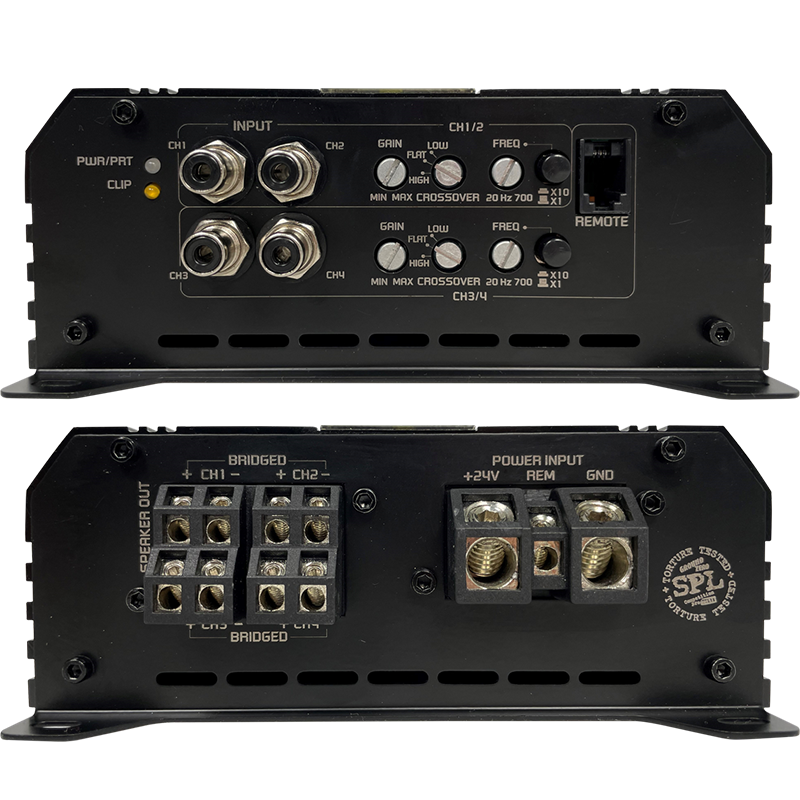 GZCA 300.Q1-24V - Competition 4 Channel SPL Amplifier - 24 Volt