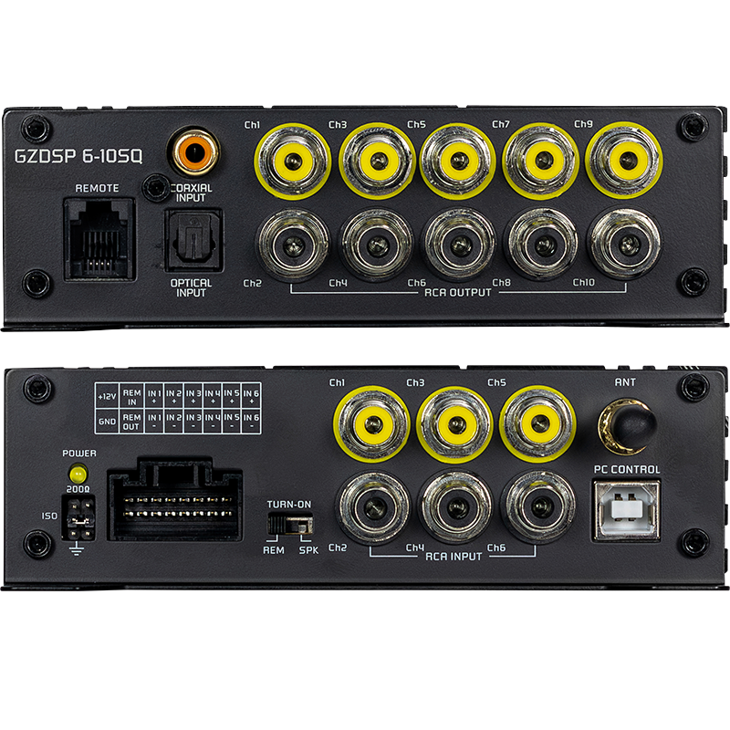 GZDSP 6-10SQ - 10 Channel Digital Signal Processor