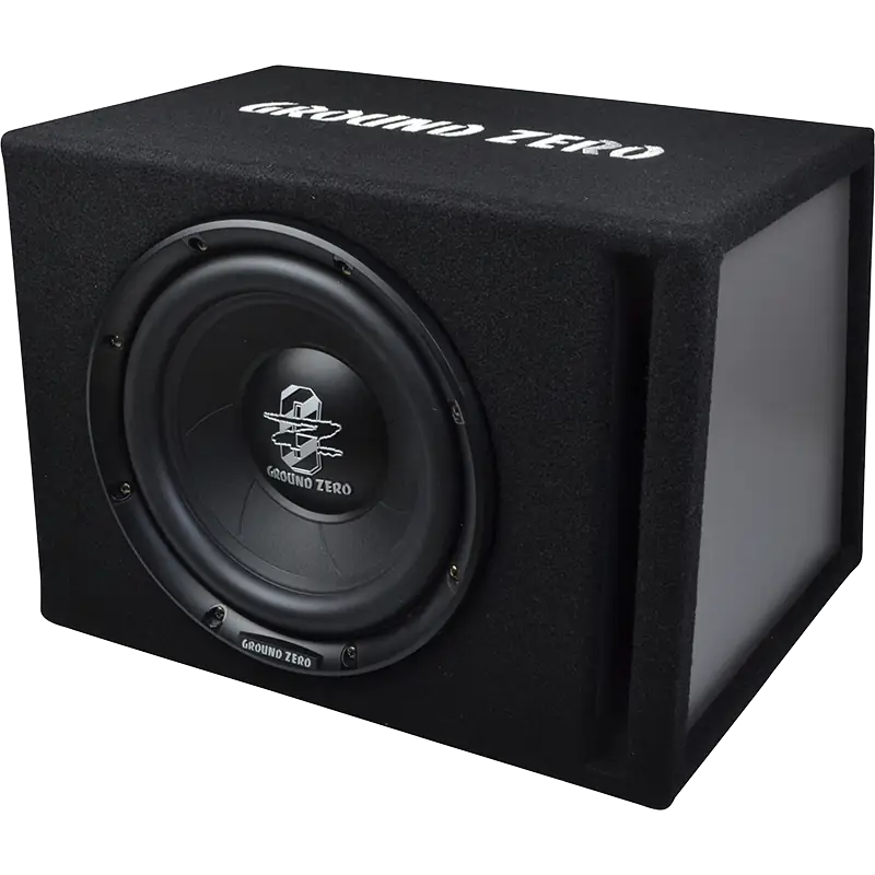 GZIB 25BR-ACT - Iridium 10″ Vented Subwoofer Loaded Active Enclosure