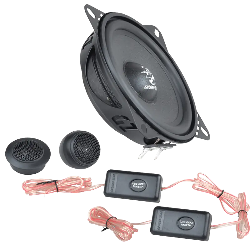 GZIC 400FX - Iridium 4" Component Speaker Set