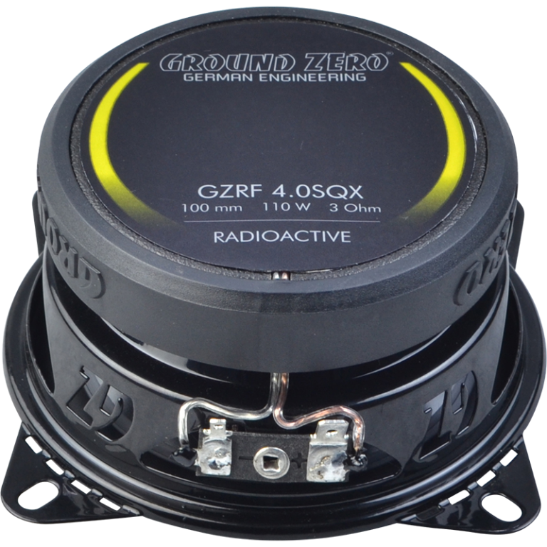 GZRF 4.0SQ - Radioactive 4″ 2 Way Coaxial Speaker System