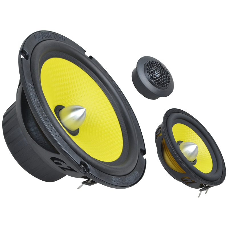 GZTC 165.3X-ACT - Titanium 6.5″ 3 Way Component Speaker System For Active Use