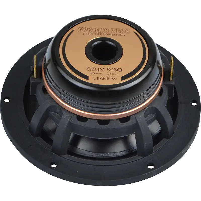 GZUM 80SQ - Uranium 3.5" SQ Midrange Speaker (Pair)