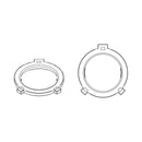 HELIX CFMK20 VW.2 (FDM) - 0.75”/20mm Volkswagen, Skoda & Seat Tweeter Adapter Rings